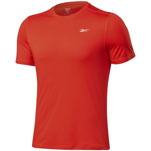 Textil Homem T-shirts Short e Pólos Reebok Sport Re Basic Ss Tee Vermelho