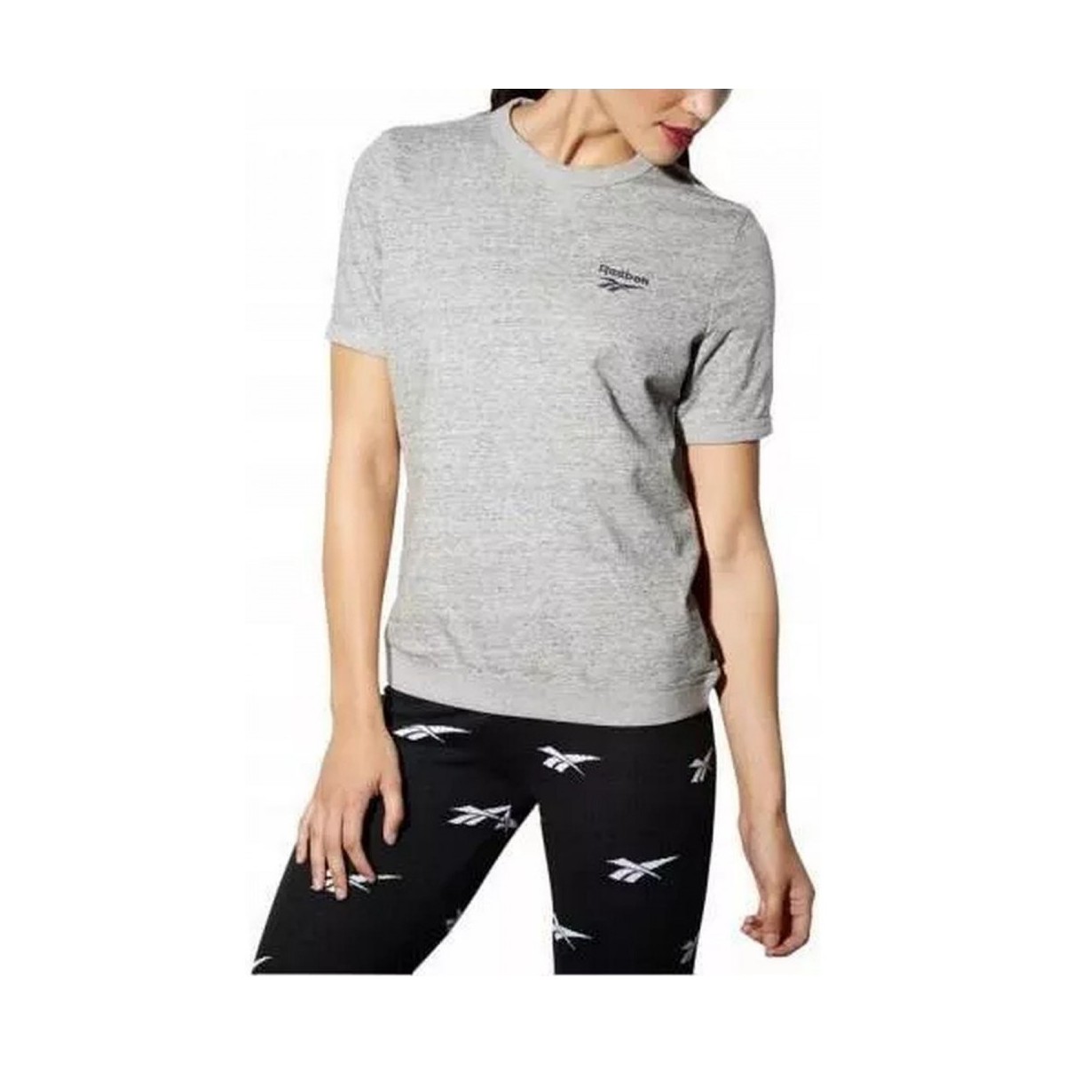 Textil Mulher T-shirts e Pólos Reebok Sport Lf Vector Trend Tee Cinza