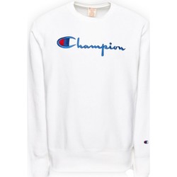 Textil Homem Sweats Champion Reverse Weave Script Logo Crewneck Sweatshirt Branco