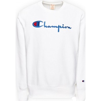 Textil Homem Sweats Champion Reverse Weave Script Logo Crewneck Sweatshirt Branco