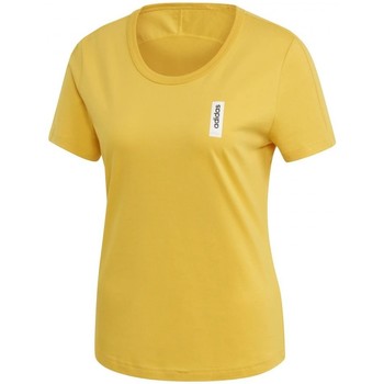 Textil Mulher T-shirts e Pólos souq adidas Originals W Bb T Amarelo