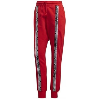 Textil Mulher Calças de treino adidas Originals Cuff Pant Vermelho
