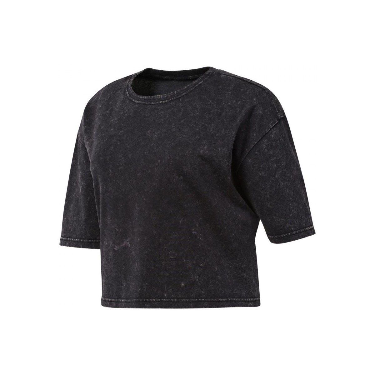 Textil Mulher T-shirts e Pólos Reebok Sport D Washed Tee Preto