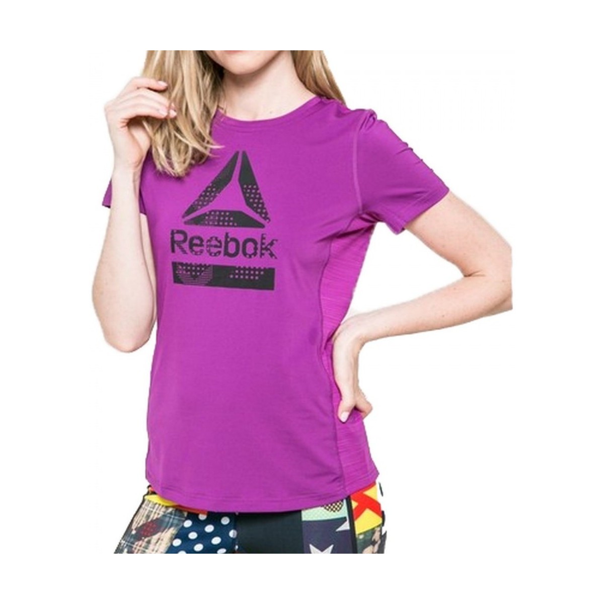 Textil Mulher T-shirts e Pólos Reebok Sport Activchill Graphic Tee Violeta