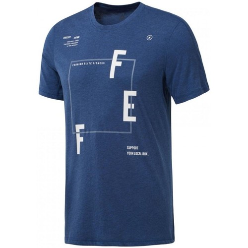 Textil Homem T-shirts Korte e Pólos Reebok Sport Rc Move Tee Azul