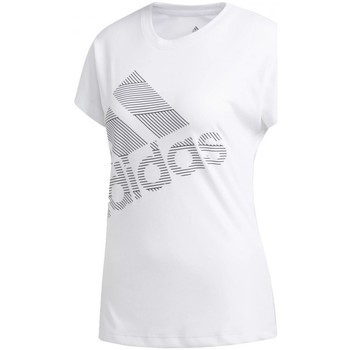 Textil Mulher T-shirts e Pólos adidas metal Originals Ss Bos Logo Tee Branco