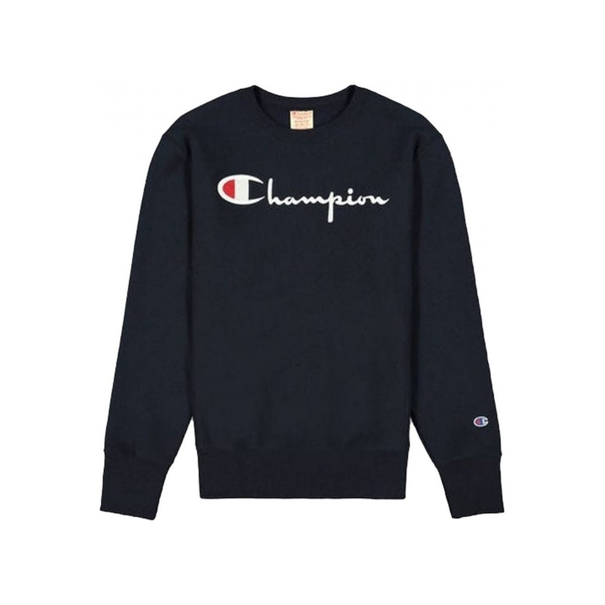 Textil Homem Sweats Champion Reverse Weave Script Logo Crewneck Sweatshirt Azul