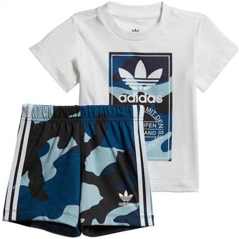 Textil Criança zebra yeezy hoodie for kids free online adidas Originals Camo Tee Set Branco
