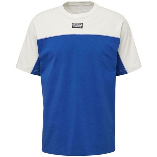 Textil Homem T-shirts e Pólos adidas Originals R.Y.V. Blkd Tee Azul