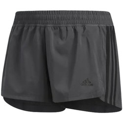 Textil Mulher Shorts / Bermudas adidas Originals Pacer 3S Wvn Cinza