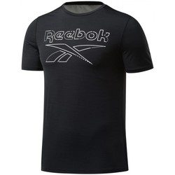Textil Rondm T-shirts e Pólos Reebok Sport Wor Ac Graphic Ss Q3 Preto