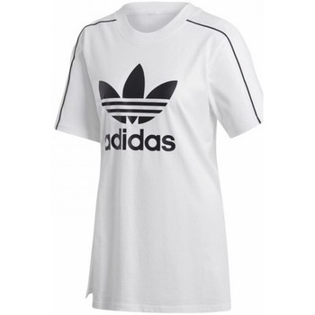 Textil Mulher T-shirts Cropped e Pólos adidas Originals Slit T-Shirt Branco