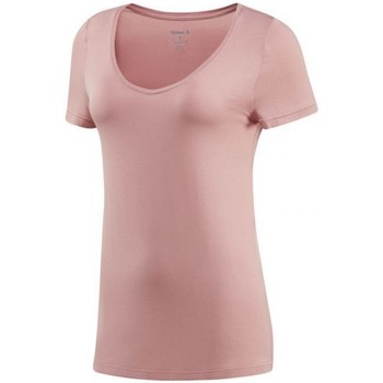 Textil Mulher Reebok Camo T Shirt Reebok Sport Favorite Tee Rosa