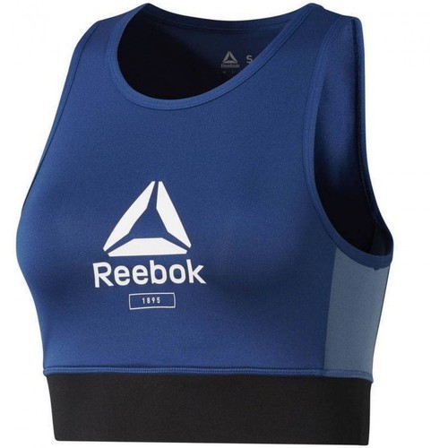 Textil Mulher zapatillas de running Reebok apoyo talón talla 38.5 Reebok Sport Wor Lths Bralette Azul