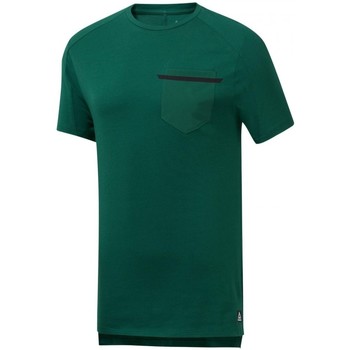 Textil Homem T-shirts e Pólos Reebok Sport Training Supply Move Verde
