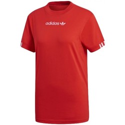 Textil Mulher T-shirts e Pólos adidas Originals Coeeze Vermelho
