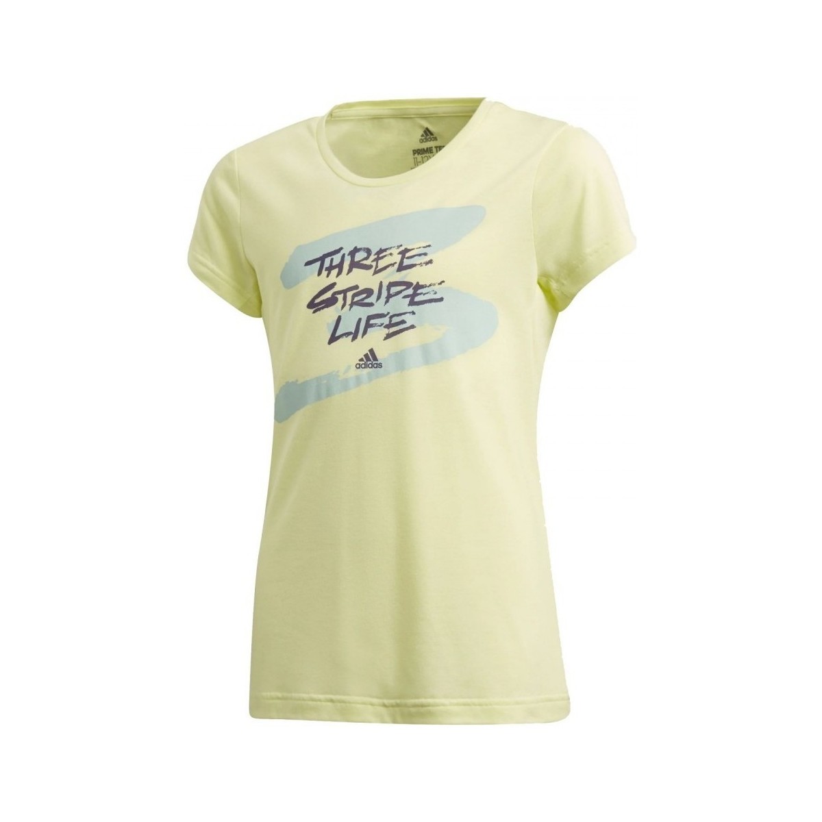 Textil Rapariga T-Shirt mangas curtas adidas Originals Jg Tr Prime Tee Amarelo