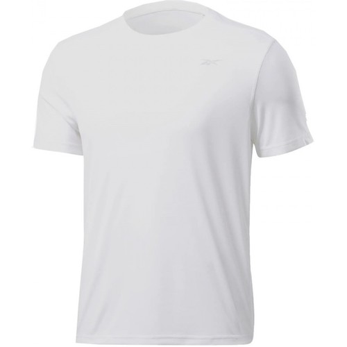 Textil Homem T-shirts Short e Pólos Reebok Sport Re Ss Tee Branco