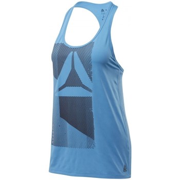 Textil Mulher alife for reebok collection Reebok Sport Activchill Graphic Tank Top Azul