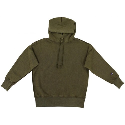 Textil Homem Sweats Champion Karl Lagerfeld monogram-lace hoodie Hooded Sweatshirt Verde