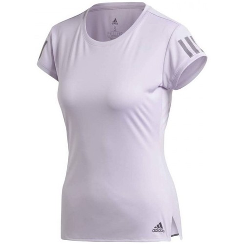 Textil Mulher Camper T-Shirt in Colour-Block-Optik Weiß adidas Originals Dolce & Gabbana leopard-hem logo T-shirt Violeta