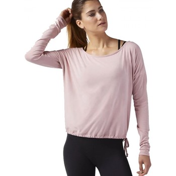 Textil Mulher Sweats Reebok Sport Nature X Long Sleeve Tee Rosa