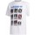 Textil Homem T-shirts e Pólos adidas Originals Sport Card Tee Branco