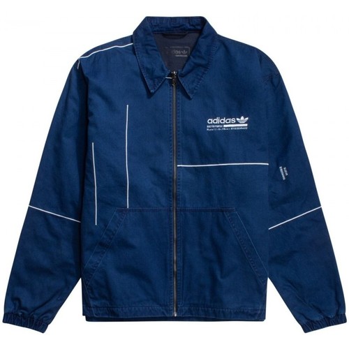 Textil Homem Casacos fato de treino adidas Originals Kaval Graphic Staple Jacket Azul