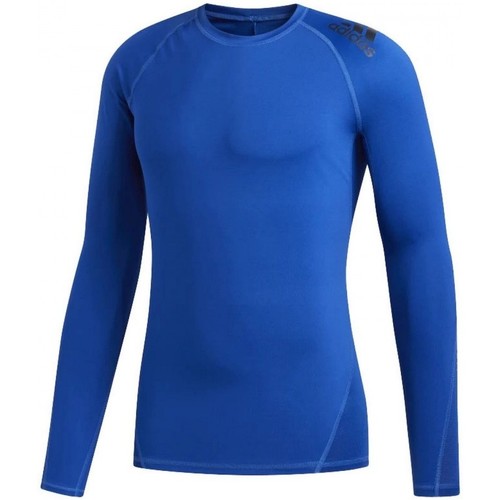 Textil Homem T-shirts e Pólos myanmar adidas Originals Alphaskin Sport Azul