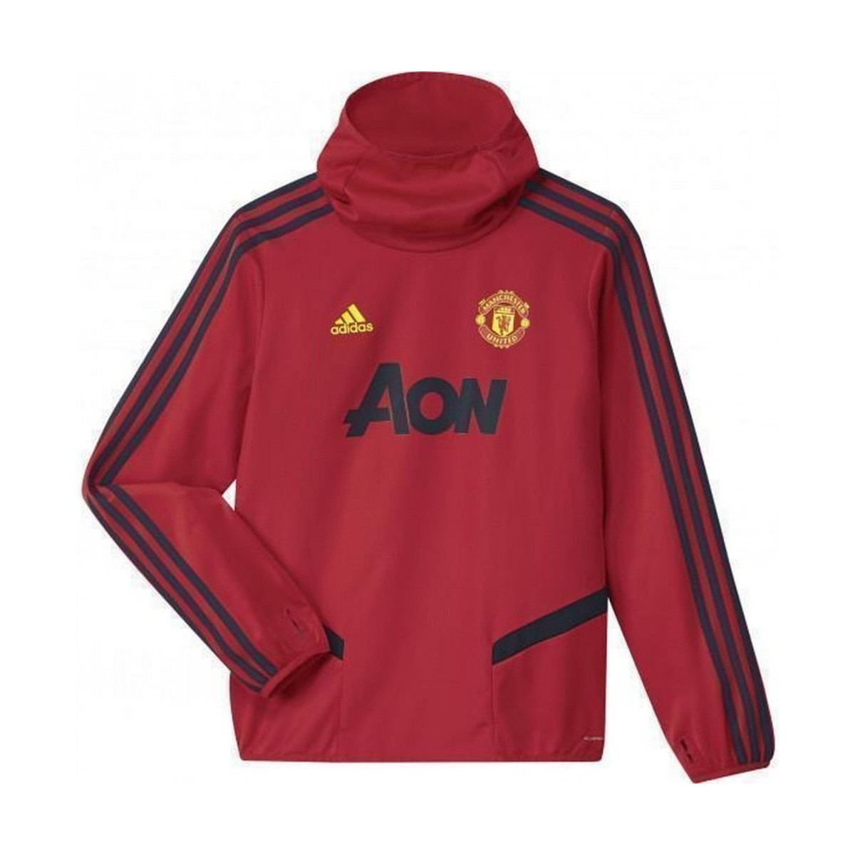 Textil Rapaz T-shirts e Pólos adidas Originals Manchester United Warm Vermelho