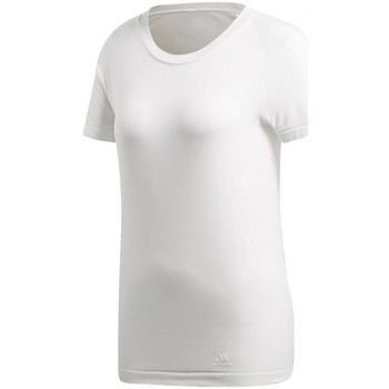 Textil Mulher T-shirts e Pólos adidas Originals Cru Tee Pk W Branco