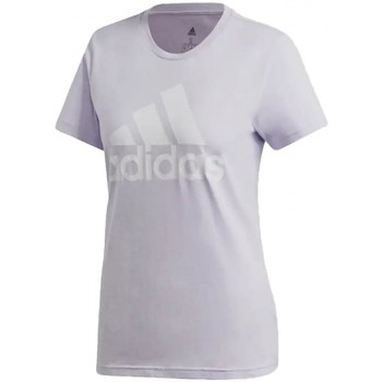 Textil Mulher T-shirts Cropped e Pólos adidas Originals W Bos Co Tee Violeta