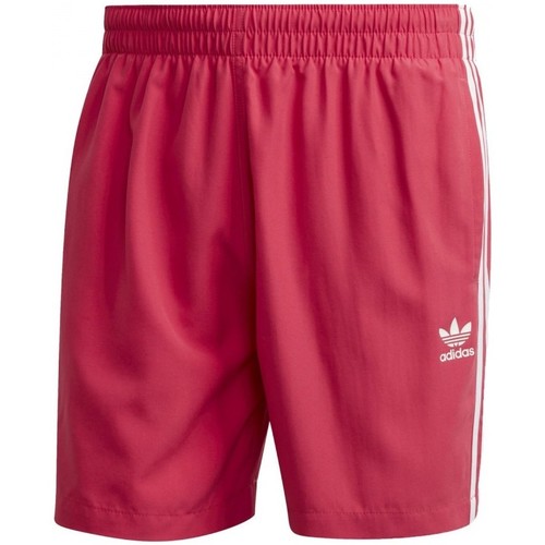 Textil Homem Fatos e shorts de banho adidas Originals 3 Stripe Swims Rosa