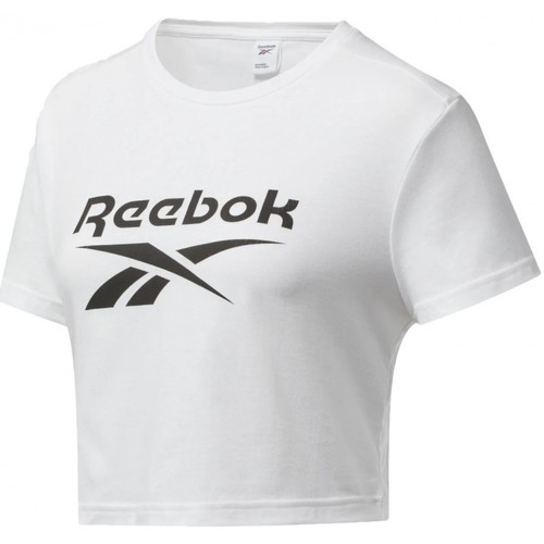 Textil Mulher Calças de treino Reebok Les Sport Cl F Big Logo Tee Branco
