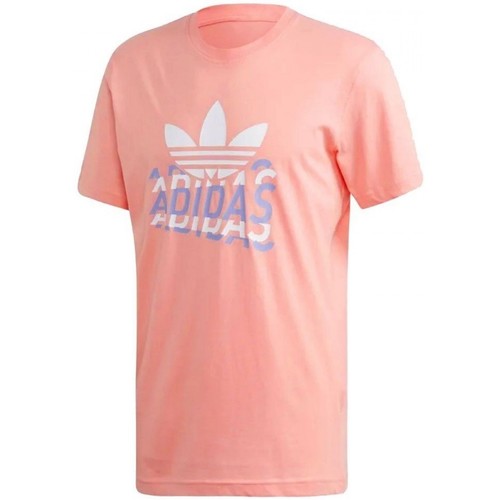 Textil Homem T-shirts e Pólos adidas Originals Multi Fade Tee Rosa