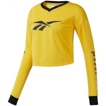 Textil Mulher Sweats Reebok Sport Segurança da palavra-passe Amarelo