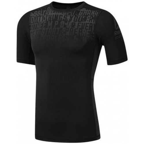 Textil Homem T-shirts e Pólos reebok Spray Sport Activchill Graphic Preto