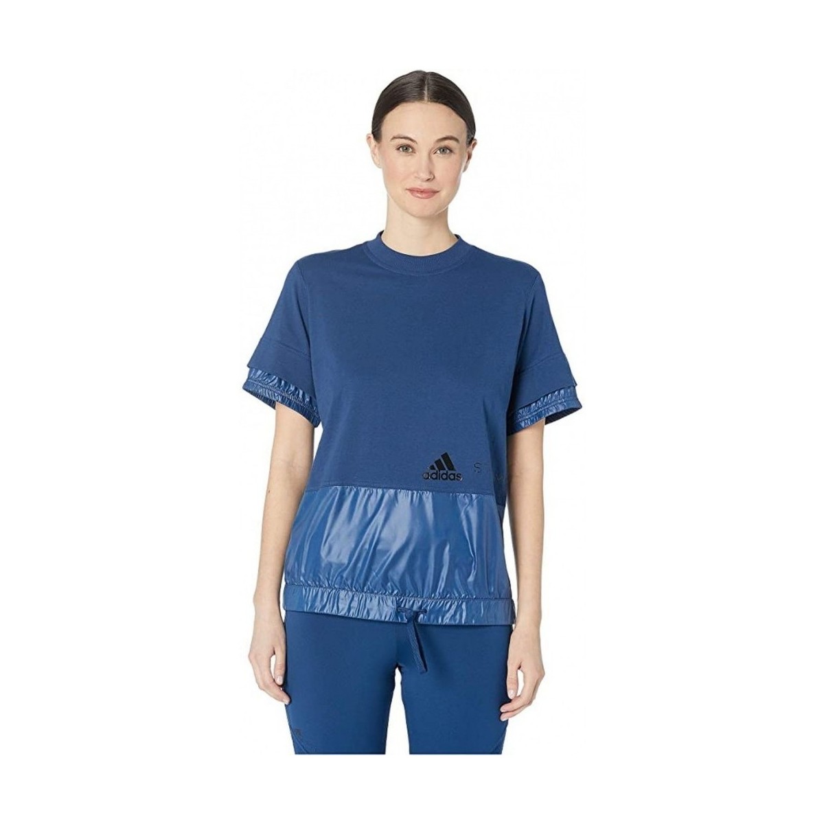 Textil Mulher T-shirts e Pólos adidas Originals Crew Tee Azul