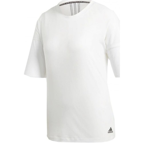 Textil Mulher T-shirts e Pólos adidas Originals W Mh 3S Tee Branco