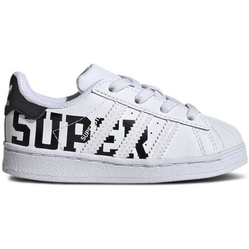 Sapatos Rapaz Sapatilhas adidas Originals Superstar Branco