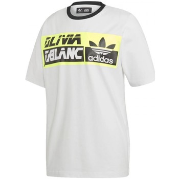 Textil Mulher T-shirts e Pólos adidas hockey Originals Boyfriend Tee Branco