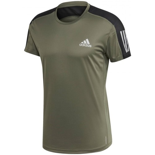 Textil Homem adidas boosts you wear shoes for kids free adidas Originals Own The Run Tee Verde