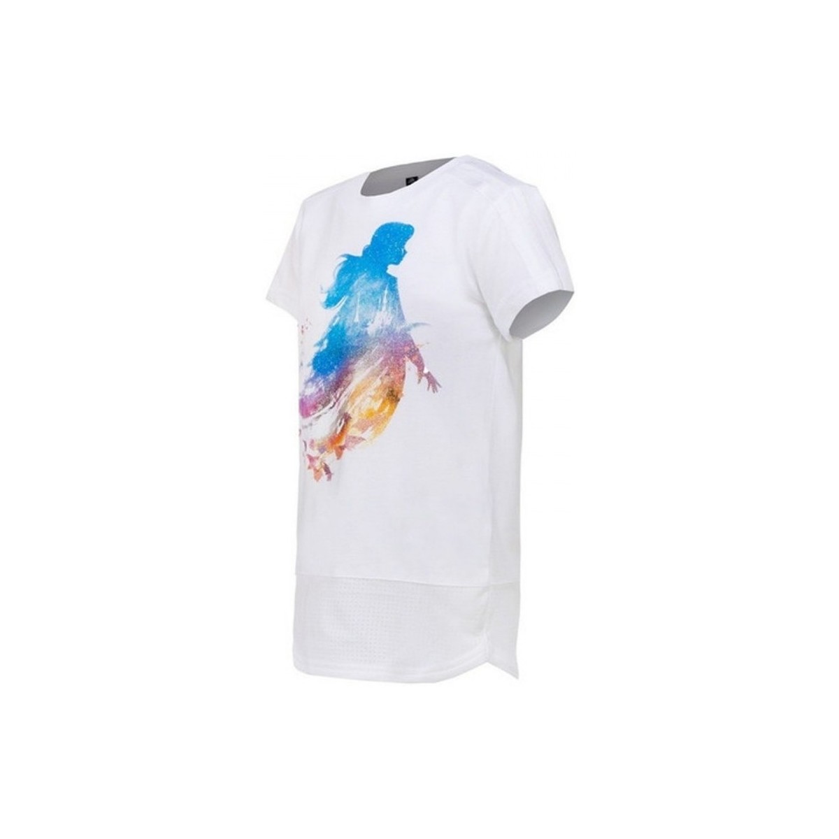 Textil Rapariga T-Shirt mangas curtas adidas Originals Lg Dy Fro Tee Branco