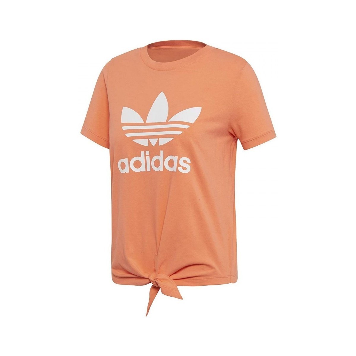 Textil Mulher T-shirts e Pólos adidas Originals Trefoil Bliss Coral Rosa