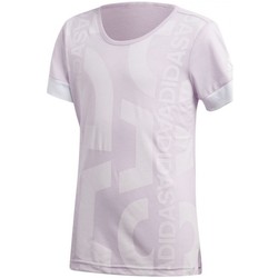 Textil Rapariga T-Shirt mangas curtas adidas Originals ID Lineage Graphic Violeta