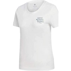 TeMotxilla Mulher T-shirts e Pólos adidas Originals W Lbn Gfx Tee Branco