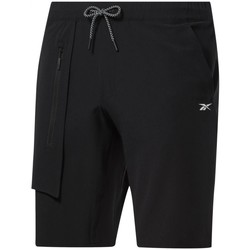 Textil Homem Shorts / Bermudas kolor reebok Sport Ts Hijacked Short Preto
