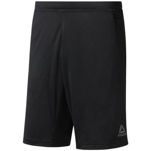 Textil Homem Shorts / Bermudas verde reebok Sport Speedwick Knit Short Preto