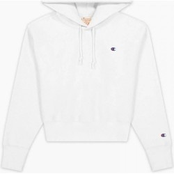 Textil Mulher Sweats Champion Reverse Weave Small Logo Crop Hooded Sweatshirt Branco