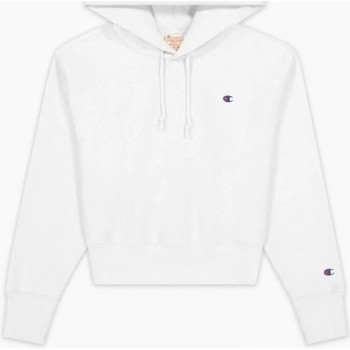 Textil Mulher Sweats Champion Reverse Weave Small Logo Crop Hooded Sweatshirt Branco